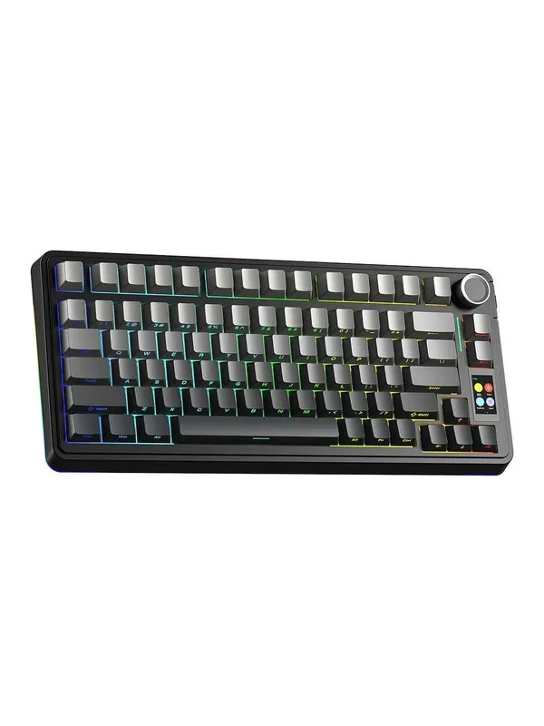 AULA S75 Pro, механическая клавиатура, RGB, беспроводная, tri-mode — фото 1