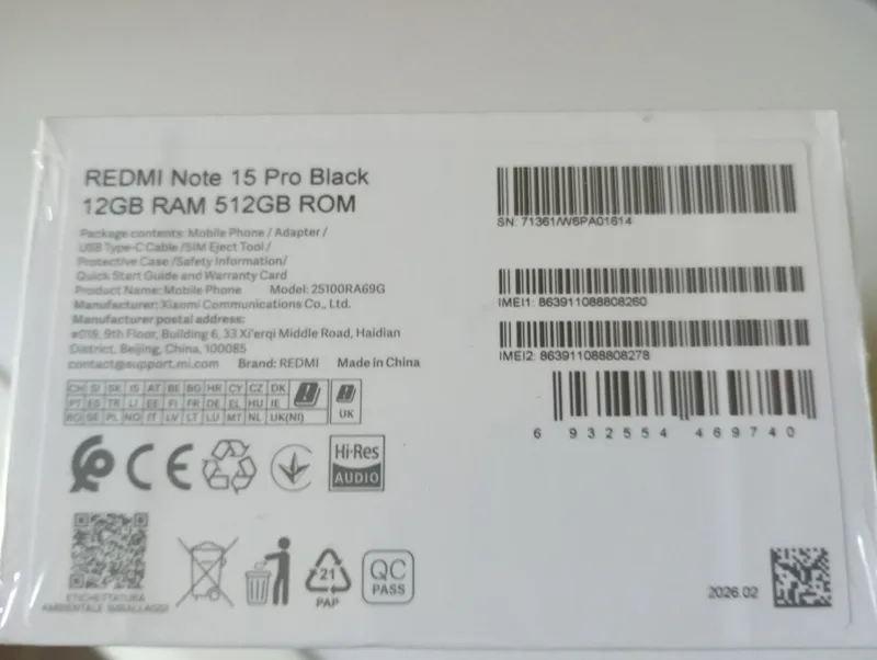 Смартфон Xiaomi Redmi Note 15 Pro 12/512 черный — фото 5