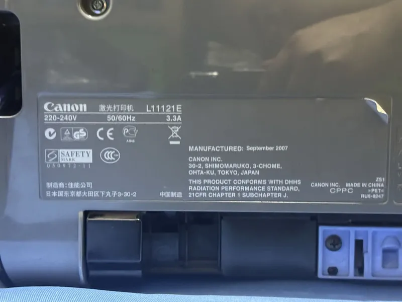 Printer Canon L11121E orginal printer 3 Printer Canon L11121E orginal printer 3