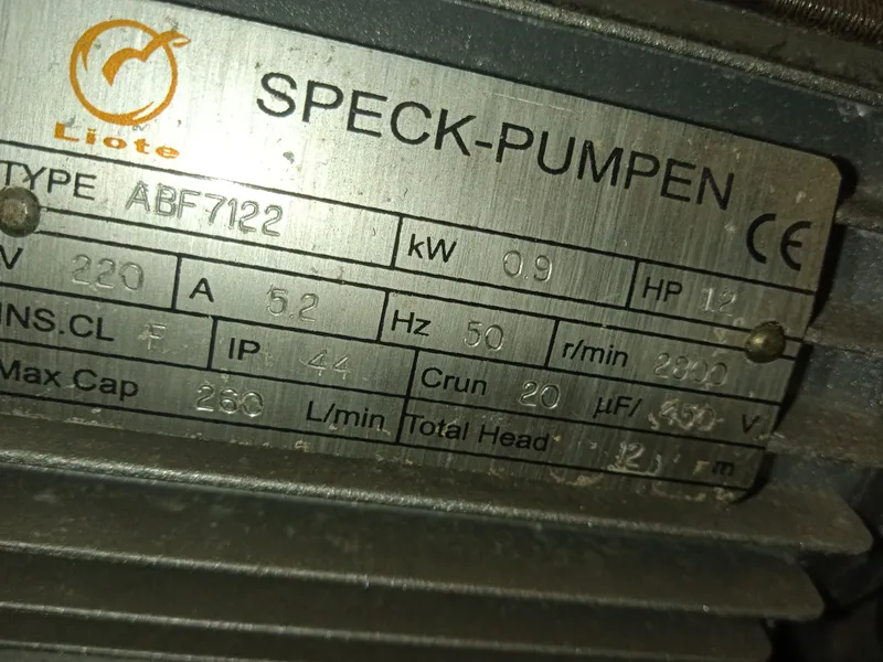 Оригинальный немецкий насос Speck-Pumpen ABF 7122 2 Оригинальный немецкий насос Speck-Pumpen ABF 7122 2