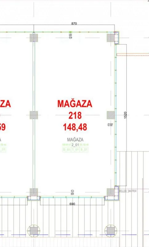 Сдается премиум нежилое помещение В Piramit Mall 2 этаж 148 квадратных — фото 2