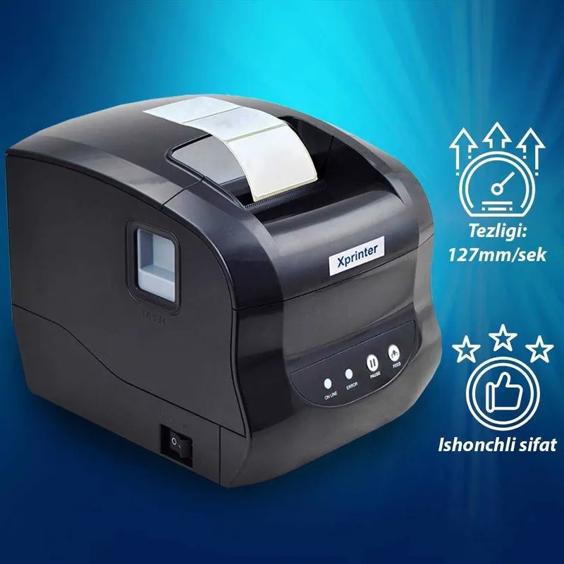 XPrinter 365B Etiketka printer 365 принтер для этикеток XPrinter 365B Etiketka printer 365 принтер для этикеток