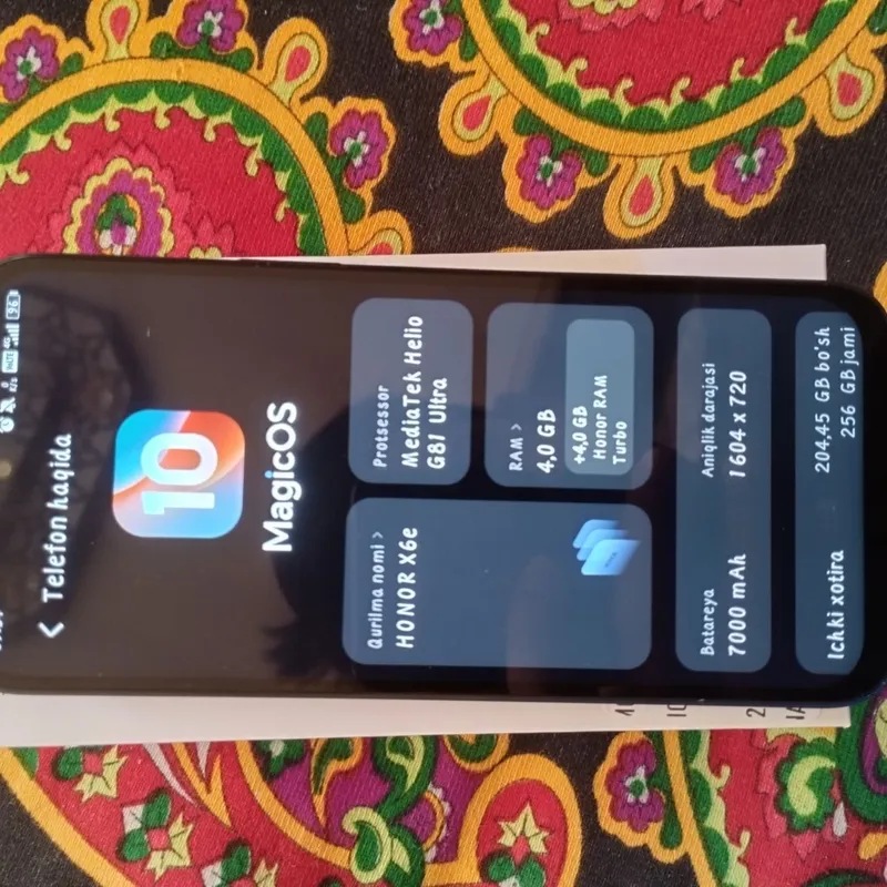 honor x6e 256 ГБ 2 honor x6e 256 ГБ 2