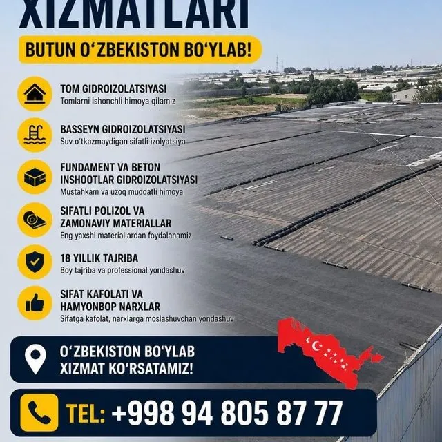 Gidroizolyatsiya qilamiz 1 Gidroizolyatsiya qilamiz 1