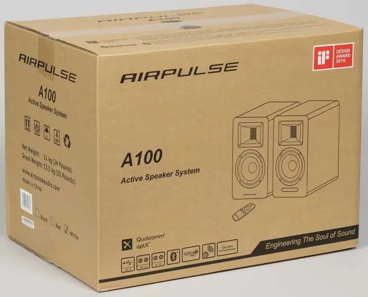 Airpulse A100 Hi-Res акустическа система с рупорный ленточный твитером — фото 6