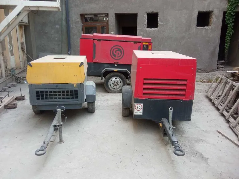 Компрессоры Электрические передвижные компрессоры Atlas Copco XA77E