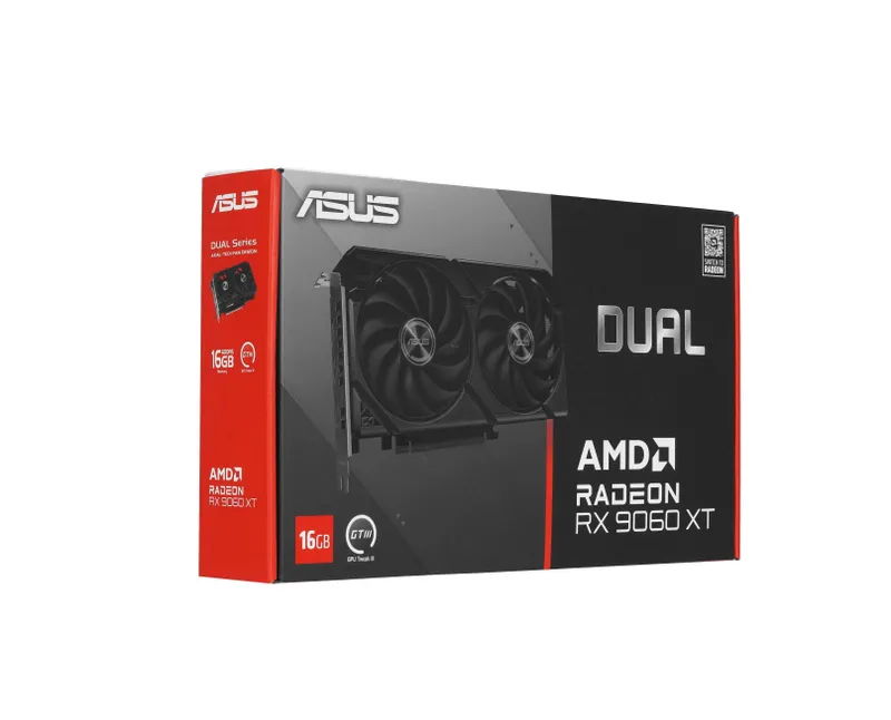 - Видеокарта ASUS Dual Radeon RX 9060 XT 16GB GDDR6 4 - Видеокарта ASUS Dual Radeon RX 9060 XT 16GB GDDR6 4