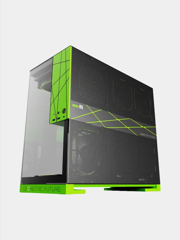 Geometric Future Model 5 Glass Green/Black (With 5-FAN) — фото 1