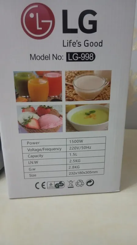 Turbo Blindir choper 1ta yangi qahva ham maydalaydi zoʻr ishlaydi LG