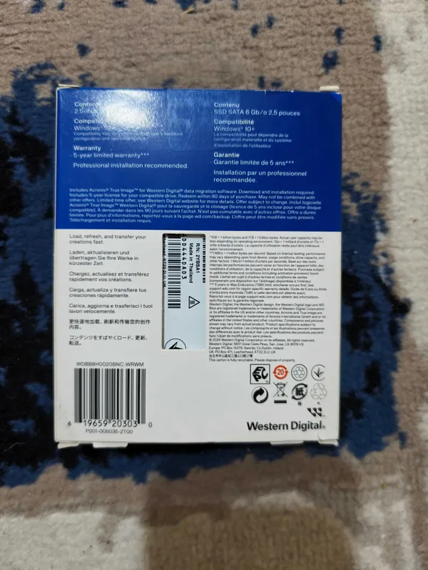 WD Blue SA510 SSD 2ТБ — фото 1