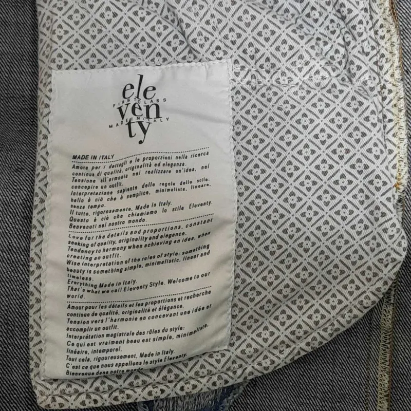 Eleventy Platinum Jeans W30 / Made in Italy / Бренд Итальянские Джинсы 5 Eleventy Platinum Jeans W30 / Made in Italy / Бренд Итальянские Джинсы 5