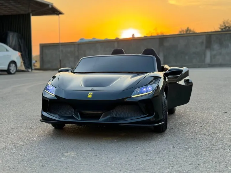 Большая детская машина Ferrari F8 двухместная до 110 кг болалар машинаси 1