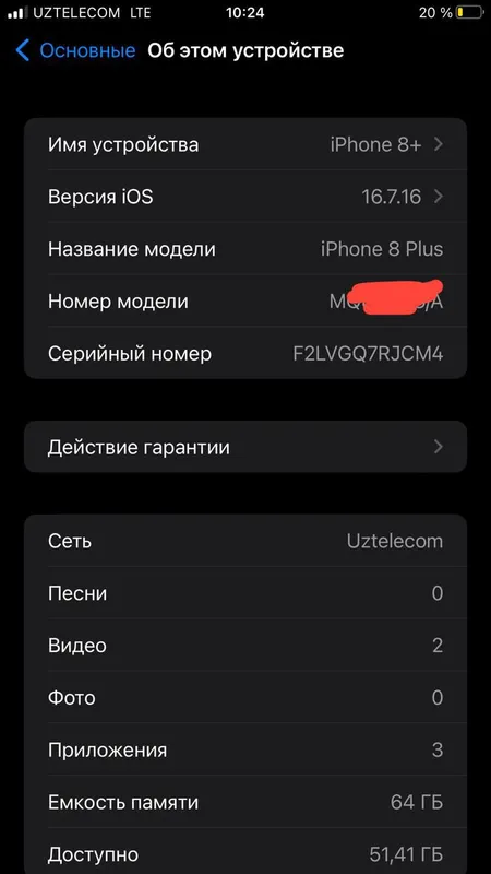 Iphone 8+ sotiladi ideal 64 lik