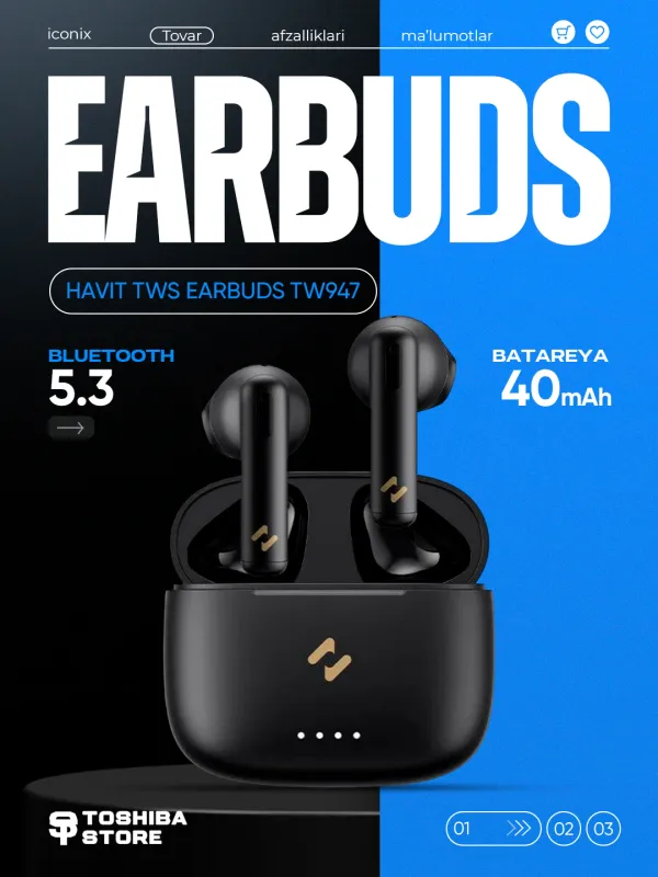 Наушники Havit TWS TW947