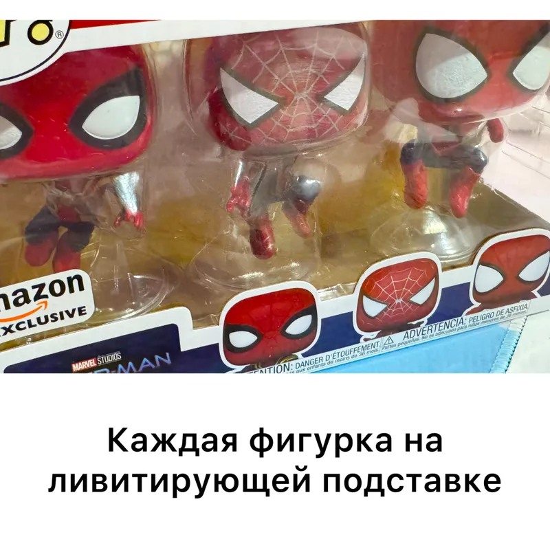 Funko Pop! Marvel: Spider-Man: No Way Home 3в1 Оригинал Человек Паук — фото 1
