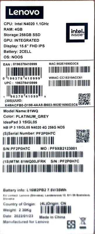Lenovo ideapad 3 3 Lenovo ideapad 3 3