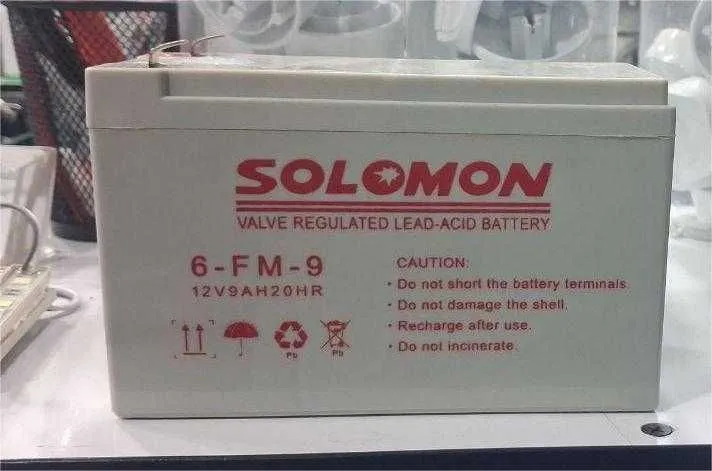 Akkumulyator 12V 5Ah / 8Ah / 9Ah SOLOMON – UPS