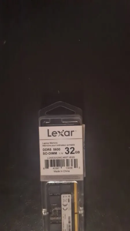 Lexar DDR5 64gb 2×32 GB notebook laptop