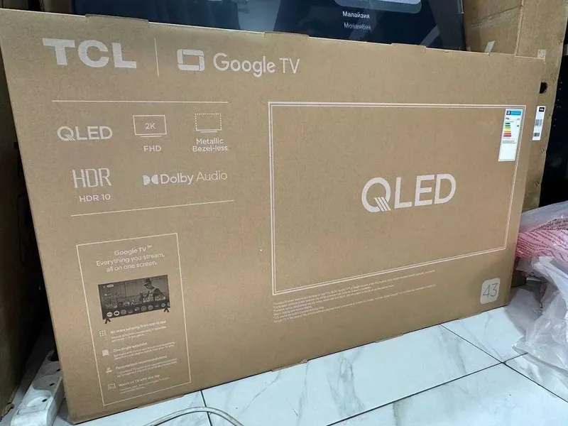 Телевизор TCL 43 QLED 4К Smart Google TV 2025 NEW доставка бесплатно — фото 1