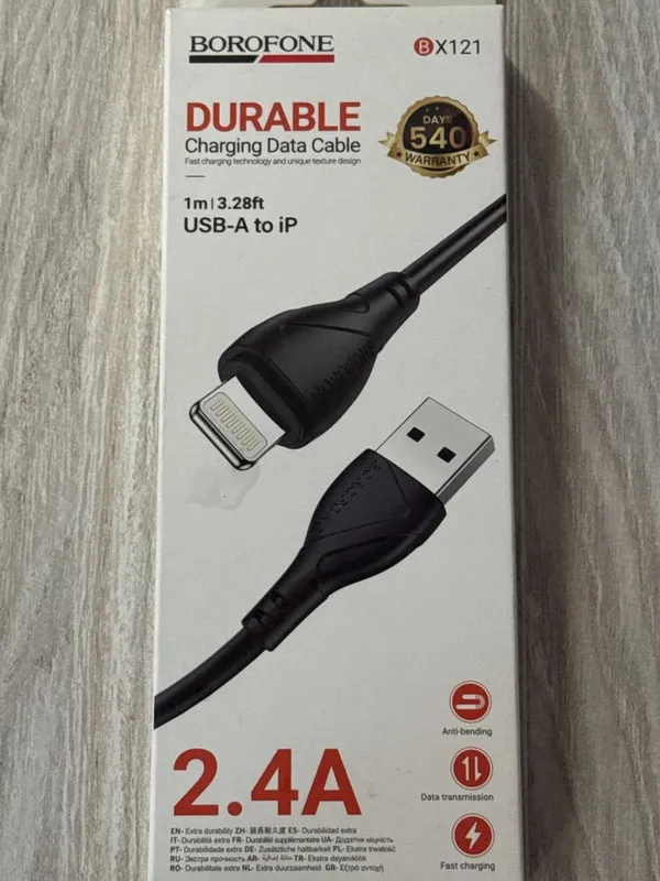 Кабель BOROFONE BX121 USB-A to Lightning (iPhone) 1 метр срочно 25000
