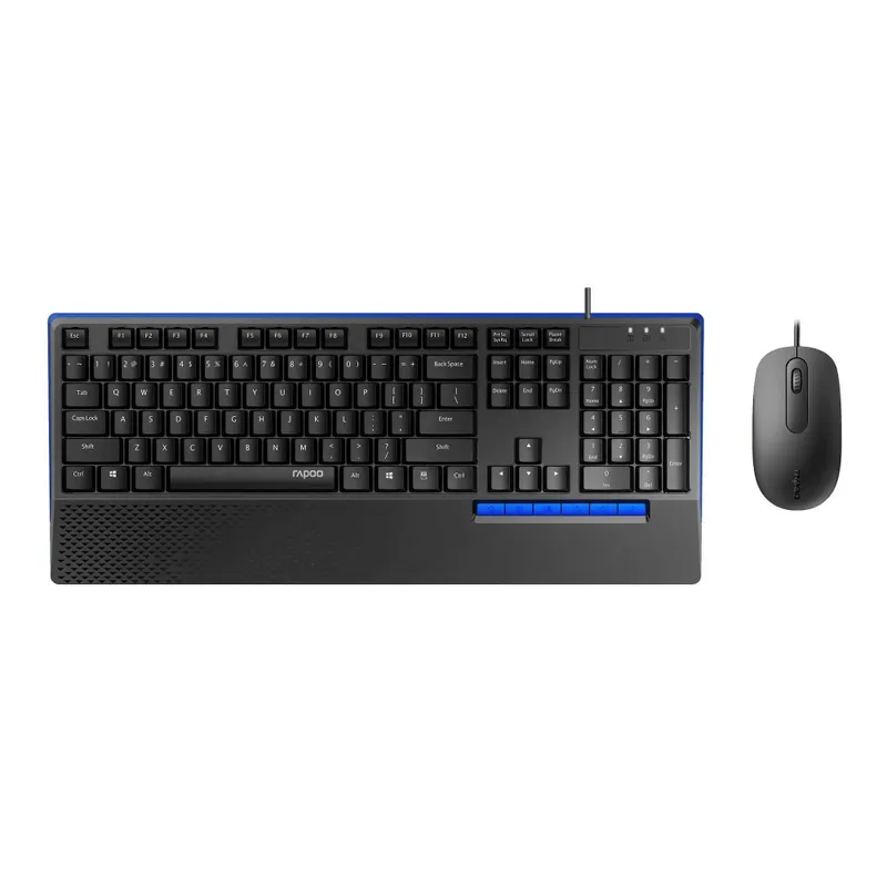 | Комплект Rapoo NX2000 клавиатура и мышь USB Black