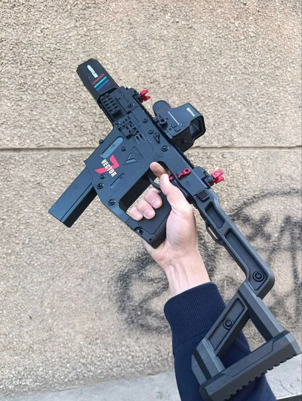 Автомат Орбиган Kriss Vector подсвечивающий и дымовой глушитель 3 Автомат Орбиган Kriss Vector подсвечивающий и дымовой глушитель 3