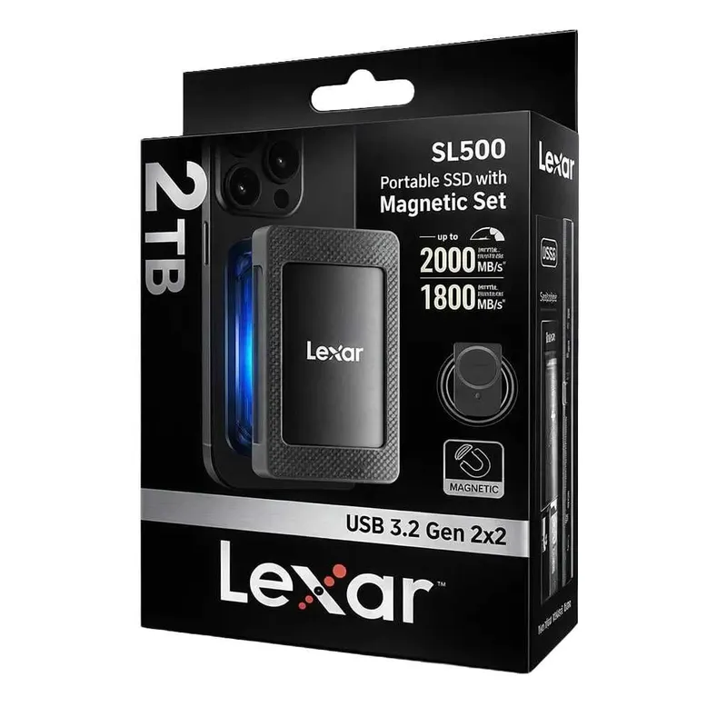 SSD Lexar SL500 Hard Внешний диск 2000 mb/s