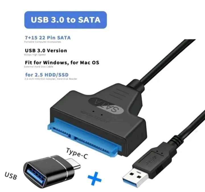 USB 3.0 - SATA adapter, TYPE C USB 3.0 - SATA adapter, TYPE C