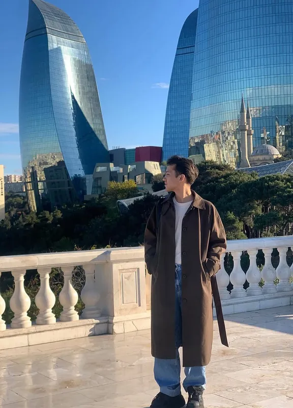 тренч плащ мужской H&M 2