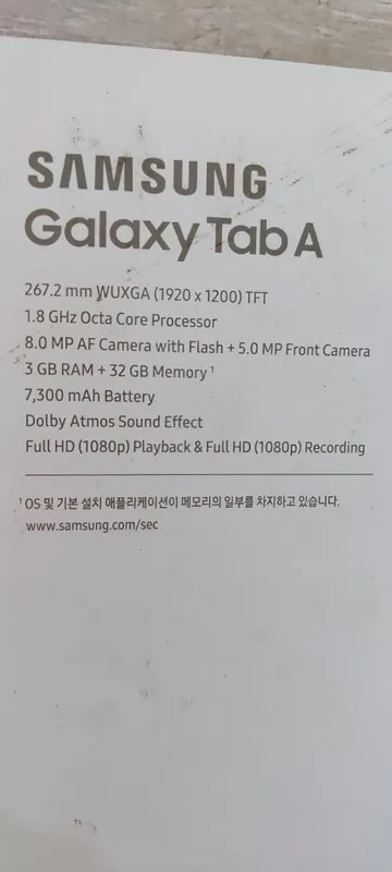 Сотилади! Samsung Galaxy Tab A 10.5 LTE 3/32 GB 3 Сотилади! Samsung Galaxy Tab A 10.5 LTE 3/32 GB 3