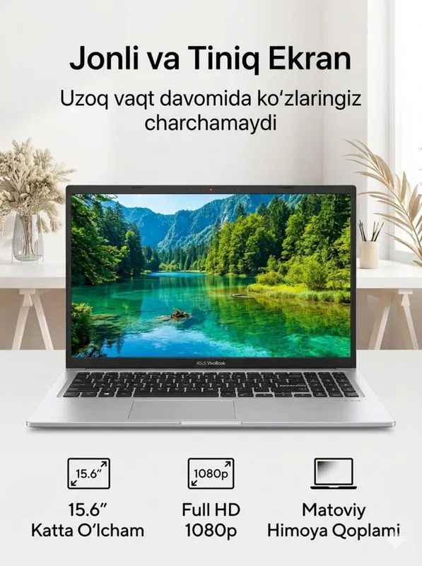 ASUS VivoBook sotiladi yengi kop ishlamagan