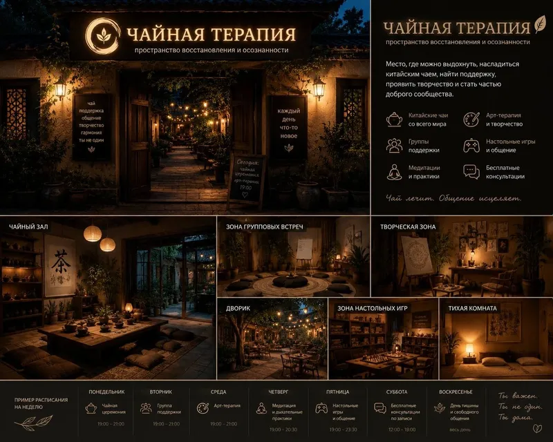 Ищу партнёра/инвестора для создания атмосферного tea space and communi