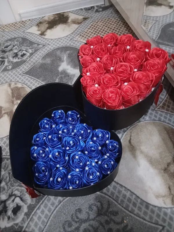 Qo‘l mehnati , 2qavatli lentali atirgullar — фото 2