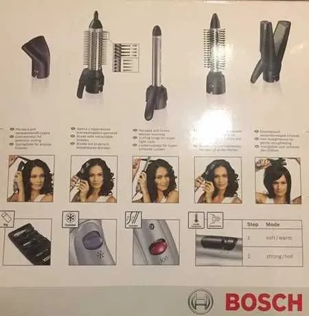 Фен щётка BOSCH 5 насадок 3 Фен щётка BOSCH 5 насадок 3
