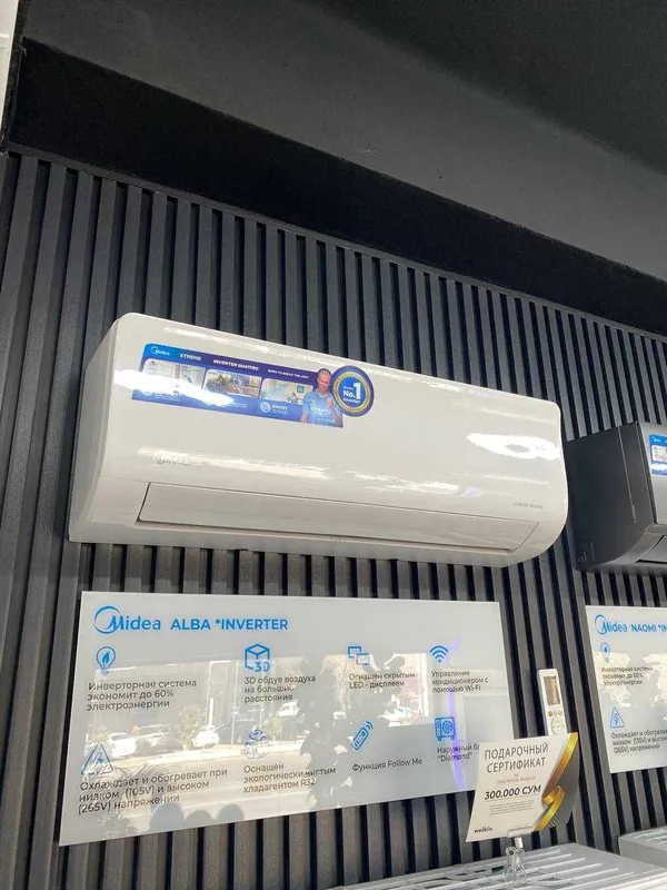 Кондиционер Midea модель ALBA - 12,000 Btu/ Инвертор / wi-fi