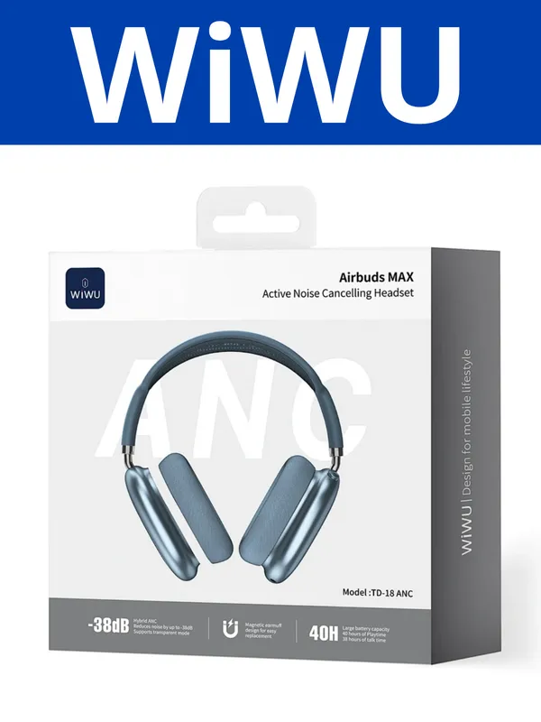 WiWU Airbuds MAX  — Original sifatli quloqchin