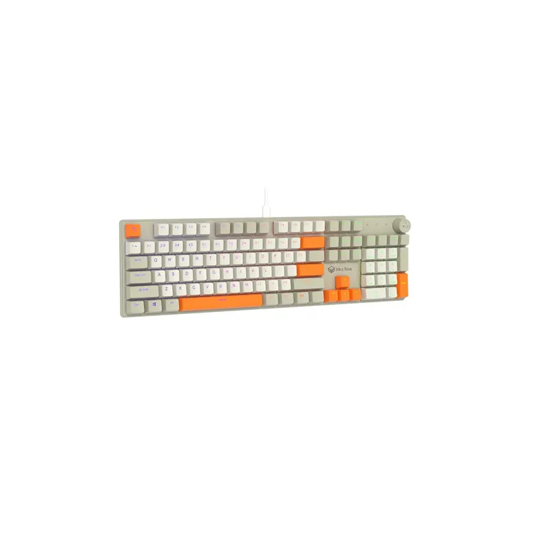 ! Проводная механическая клавиатура Meetion MK009 (MK009RDP) White — фото 1