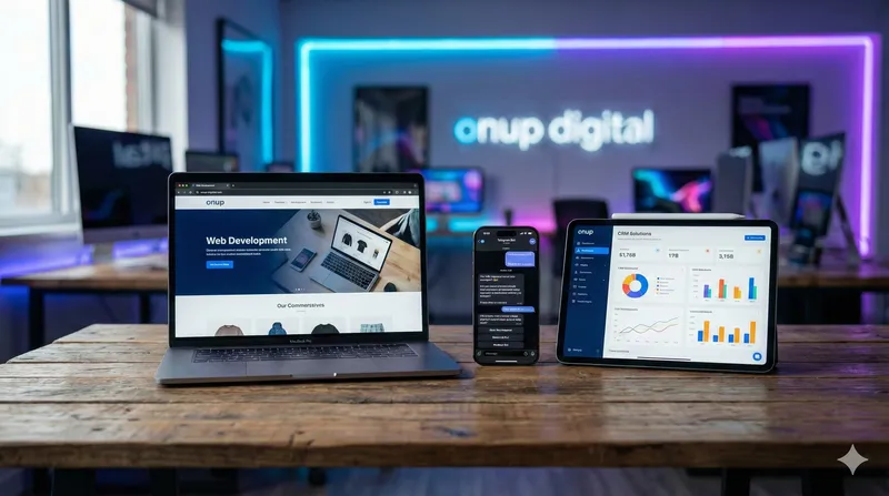 Biznesingiz uchun Sayt, CRM va Telegram Botlar