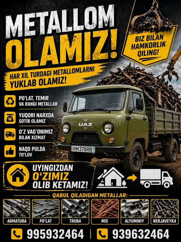 Metallom olamiz Samarqand shahar buyicha