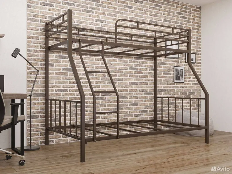 Двухъярусная кровать Loft krovat темир крават metal kalavat Лофт 2 Двухъярусная кровать Loft krovat темир крават metal kalavat Лофт 2