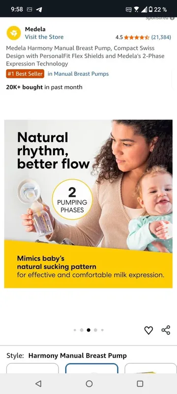 Молокоотсос medela — фото 3