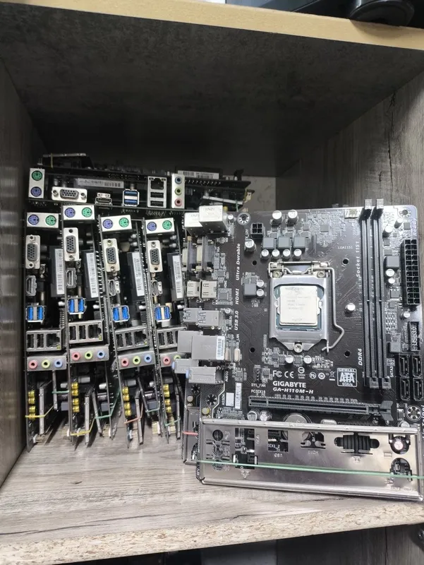 Asus-Gigabyte-Biostar H110 DDR4 35шт — фото 1