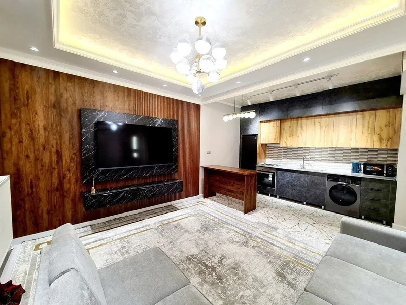 2-комнатная квартира 50 м², 2/9, ЖК Istanbul City (премиум-класс), евроремонт, с мебелью и техникой