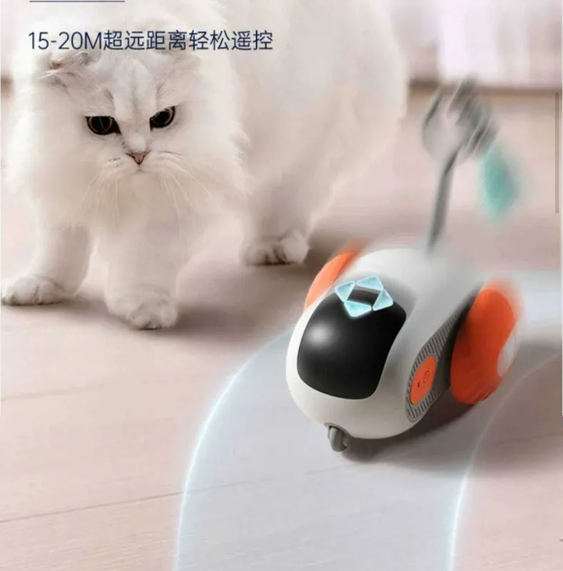 Интерактивная управляемая игрушка Car Toy для кошек с пультом dm24 — фото 3
