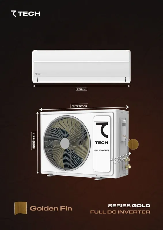 7 Tech 12 Inverter Konditsioner. Original mahsulot. Arzon narxda