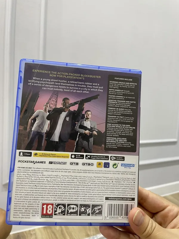GTA диск на PS5 обмен на другие игры 2 GTA диск на PS5 обмен на другие игры 2