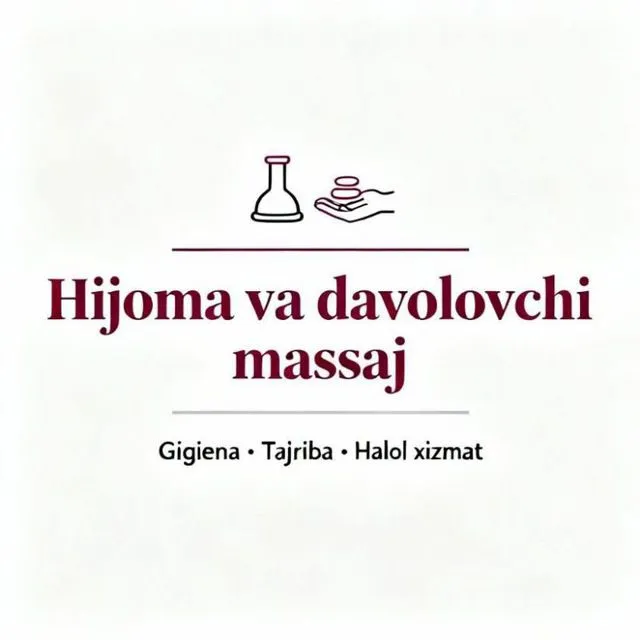 Xijoma , zuluk, igloterapiya, massaj. 1 Xijoma , zuluk, igloterapiya, massaj. 1