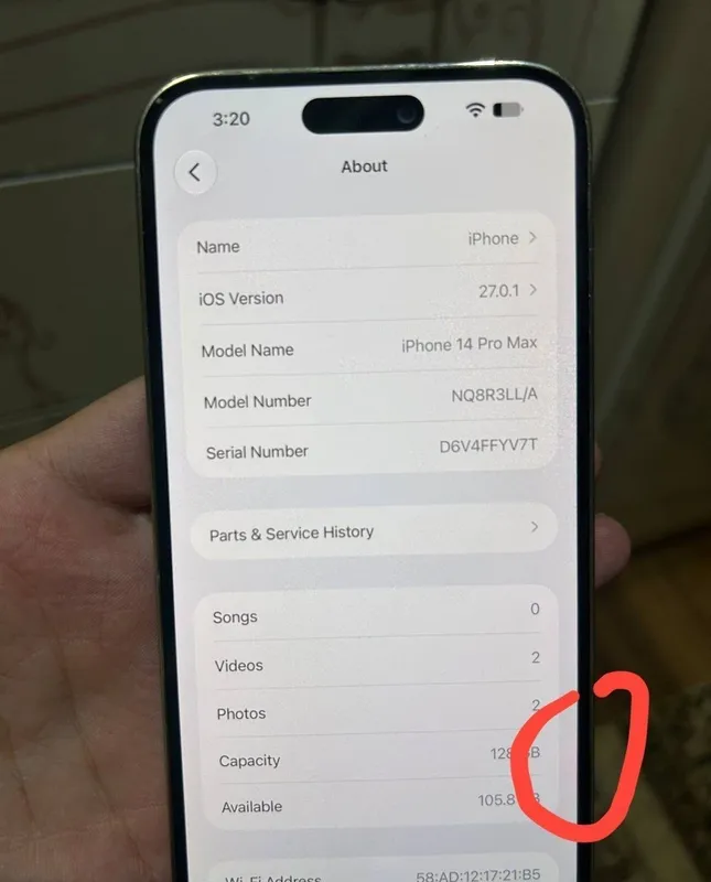 iPhone 14 Pro Max, SIM заблокирована 5
