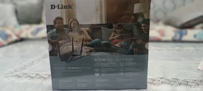 Wifi gigabit router D-link dual band AC2100 — фото 2