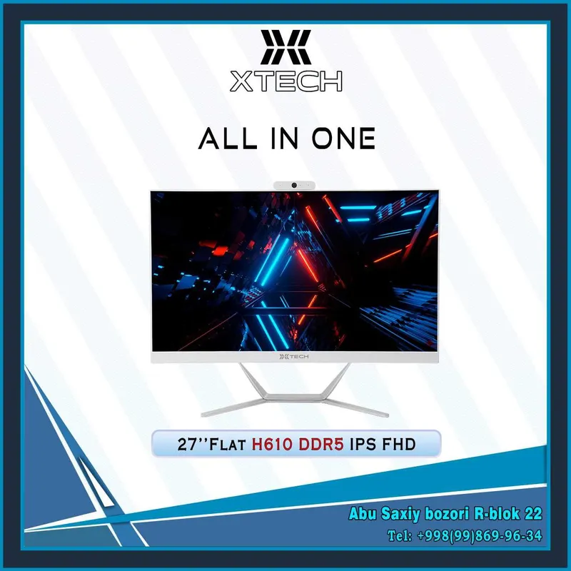 Monoblok XTECH IPS 24" 27" 32" diaganalli 2